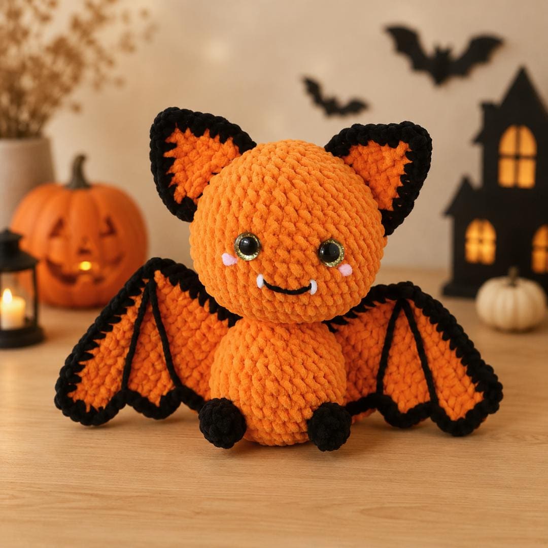 Hooktasyy 5-in-1 Halloween Bat Crochet Pattern Bundle PDF