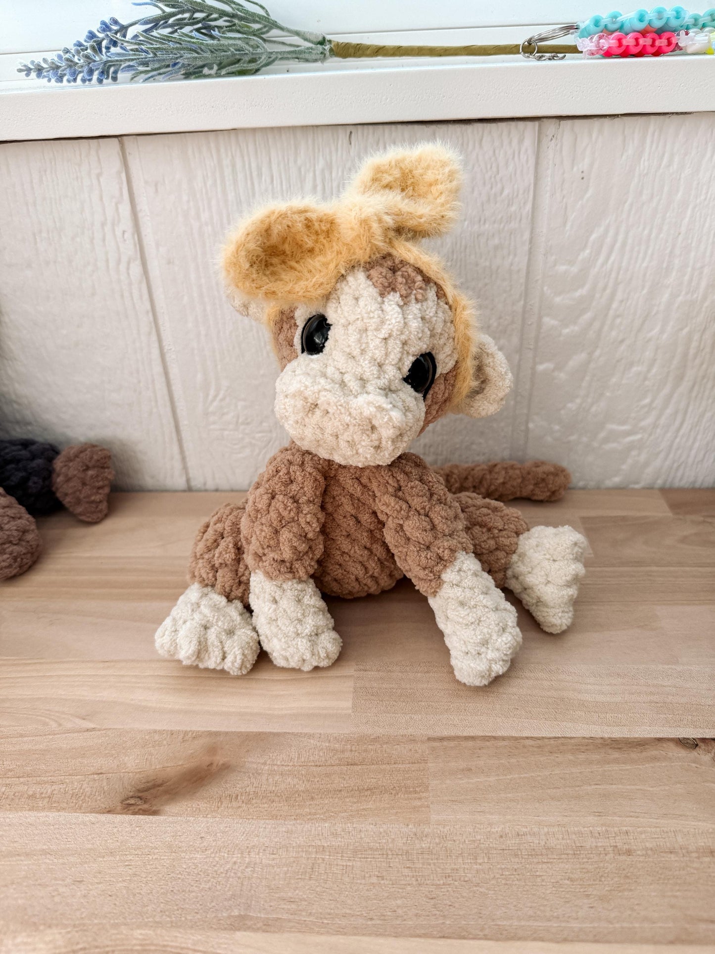 BkayCrochetCo ITTY Memphis the Monkey STUFFIE Amigurumi Crochet Pattern PDF