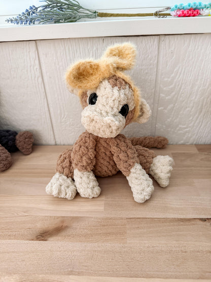 BkayCrochetCo ITTY Memphis the Monkey STUFFIE Amigurumi Crochet Pattern PDF