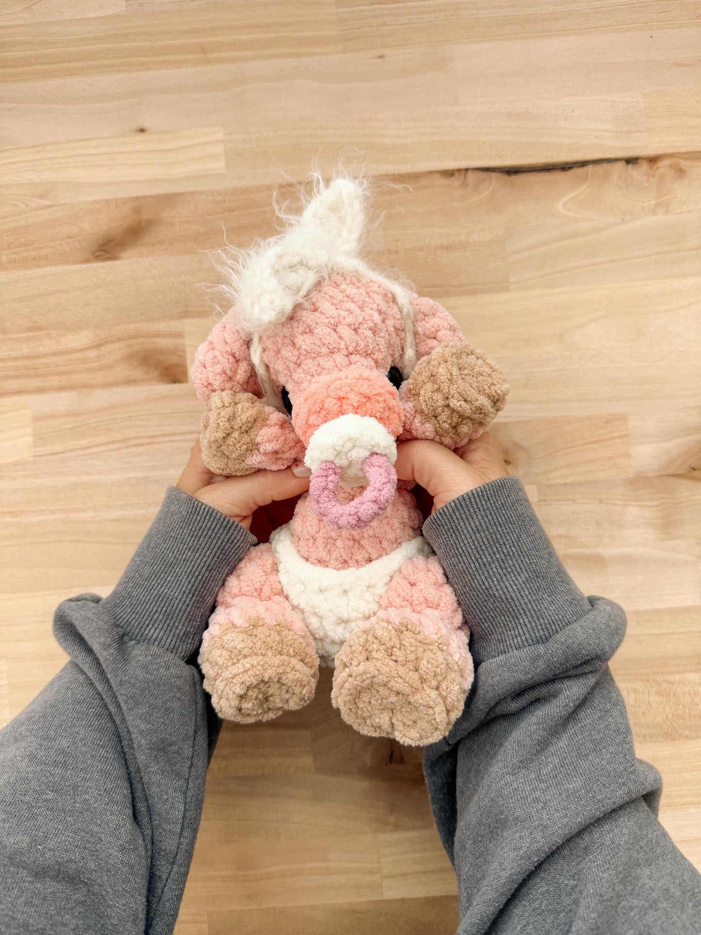 BkayCrochetCo ITTY Polli the Piglet STUFFIE Amigurumi Crochet Pattern PDF