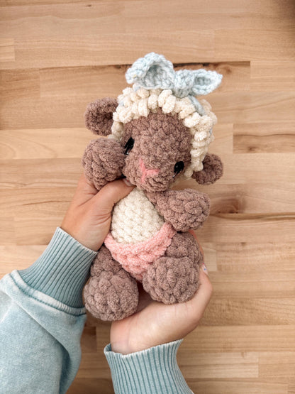 BkayCrochetCo ITTY Lenni the Lamb STUFFIE Amigurumi Crochet Pattern PDF