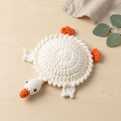 Crochiny 2-in-1 Goose Bag Charm & Goose Coaster Crochet Pattern PDF