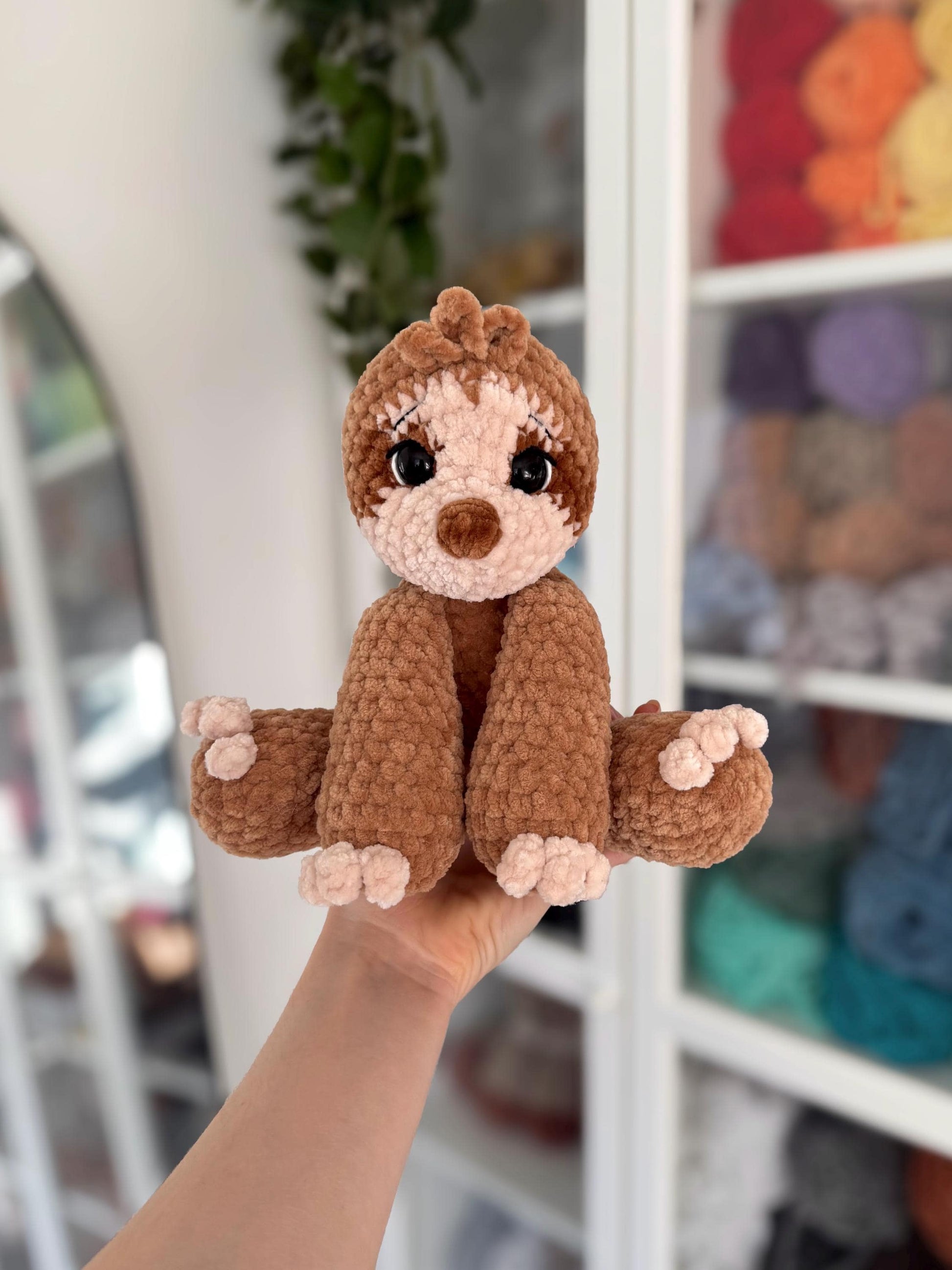 Floppy Sloth Amigurumi Crochet Pattern PDF