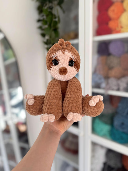 Floppy Sloth Amigurumi Crochet Pattern PDF