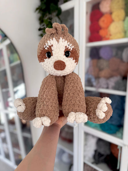 Floppy Sloth Amigurumi Crochet Pattern PDF