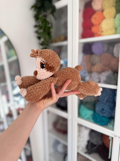 Floppy Sloth Amigurumi Crochet Pattern PDF
