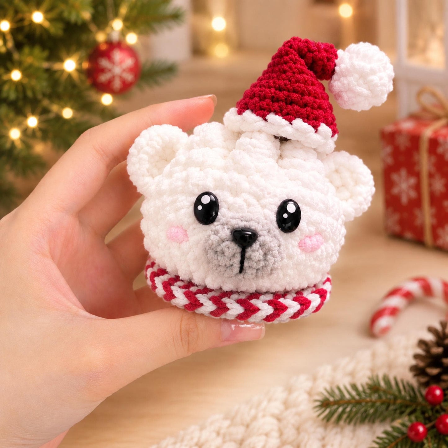 Hooktasyy Christmas Dumplings and Steamer Crochet Pattern PDF