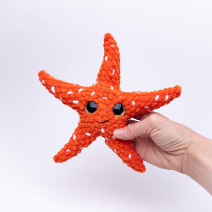 TheresasCrochetShop Low Sew Sandy the Starfish Amigurumi Crochet Pattern PDF