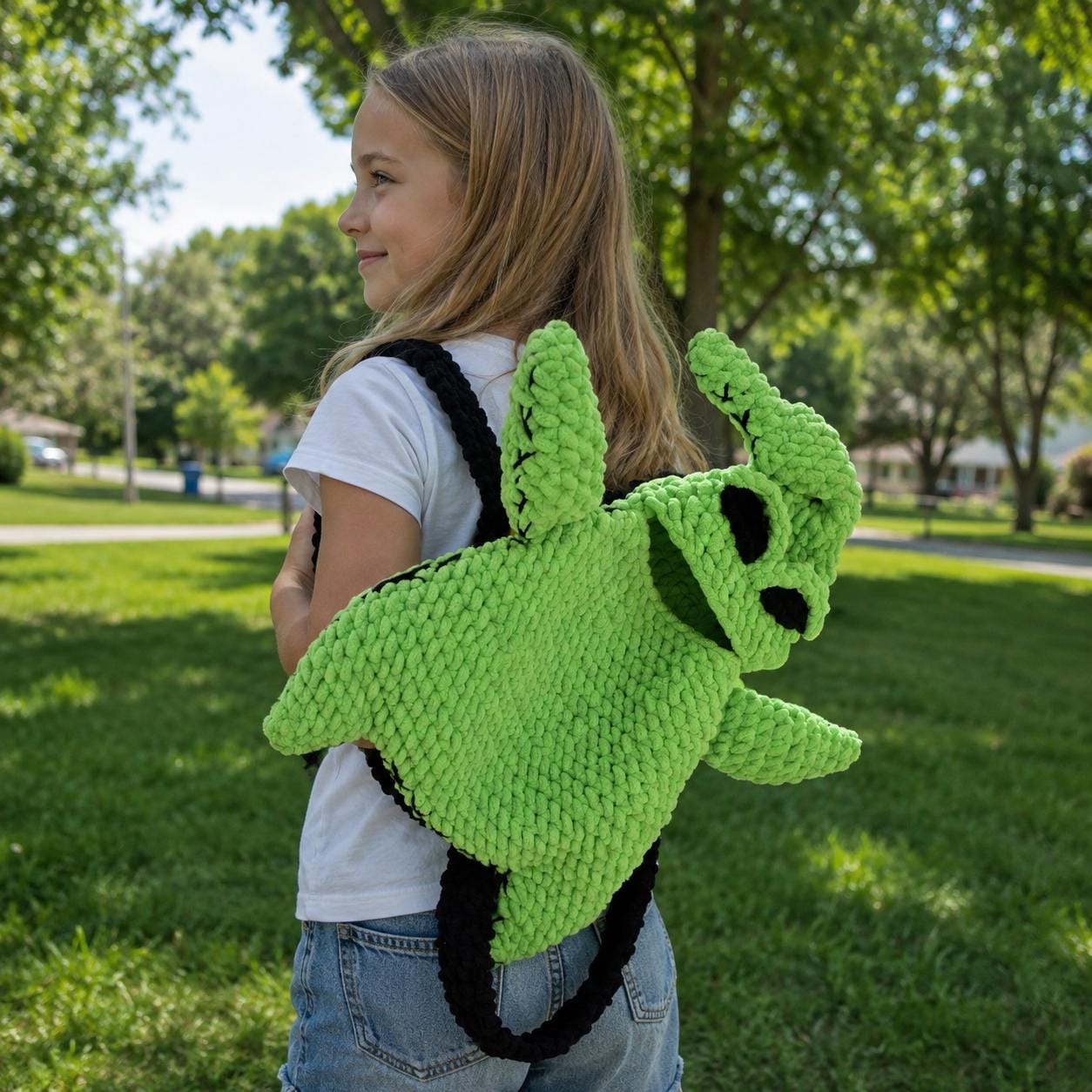 Crochiny Spooky Monster Backpack Crochet Pattern PDF