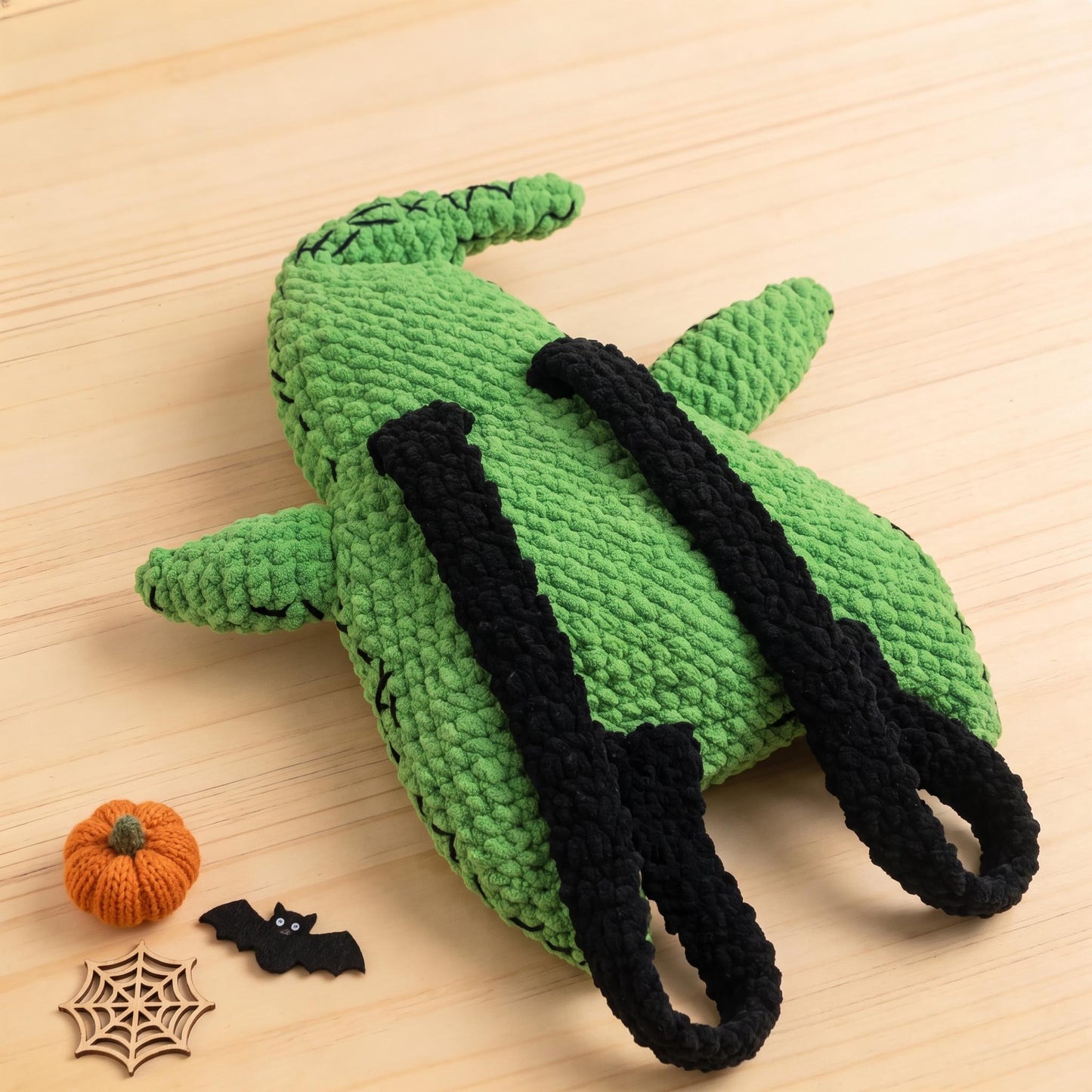Crochiny Spooky Monster Backpack Crochet Pattern PDF