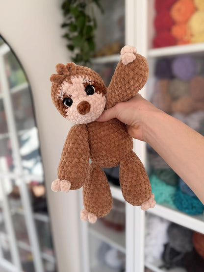 Floppy Sloth Amigurumi Crochet Pattern PDF