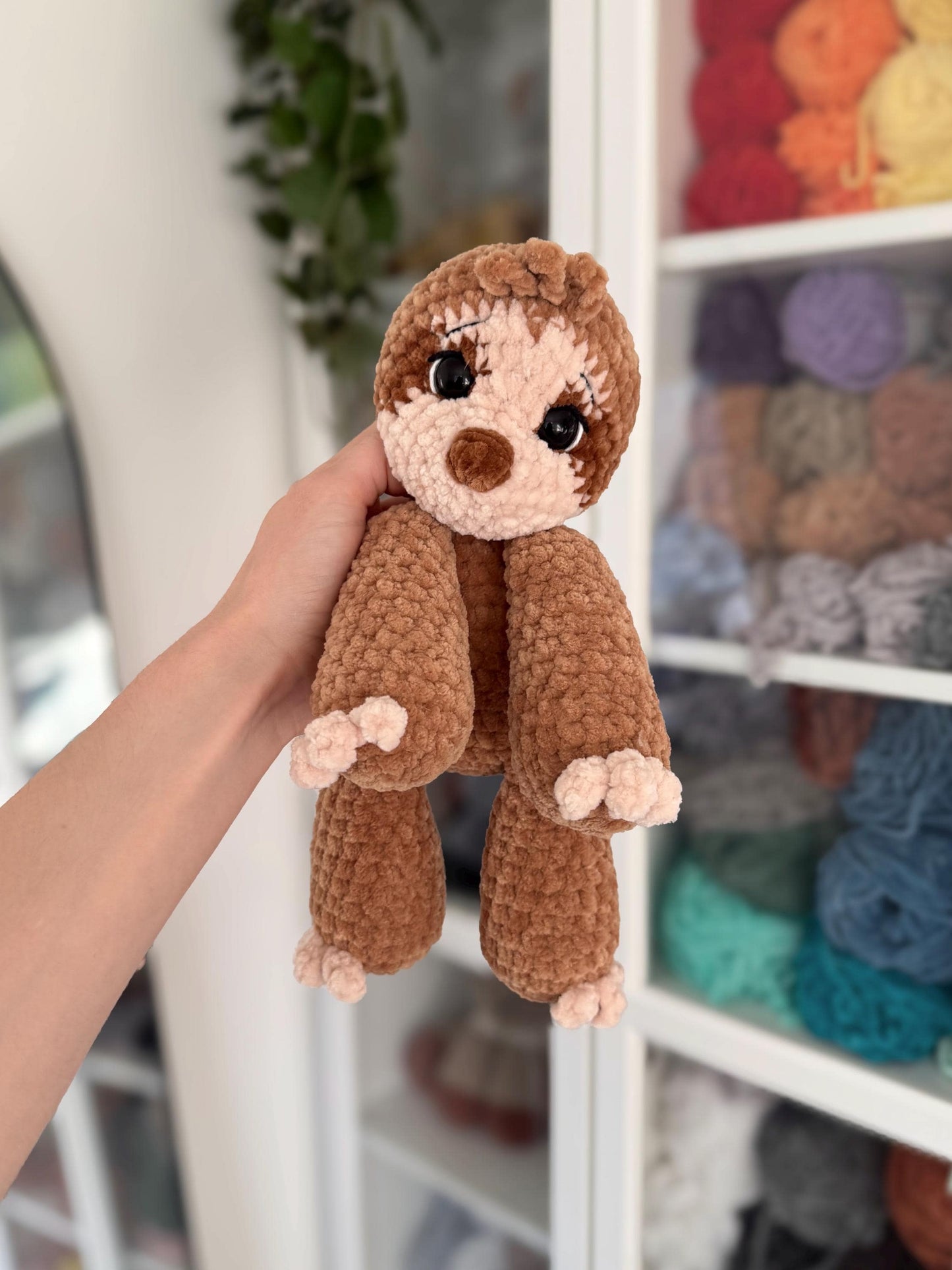 Floppy Sloth Amigurumi Crochet Pattern PDF
