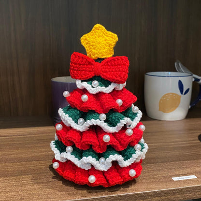 Hooktasyy Christmas Tree Crochet Pattern Ruffled Car Hanger Amigurumi PDF