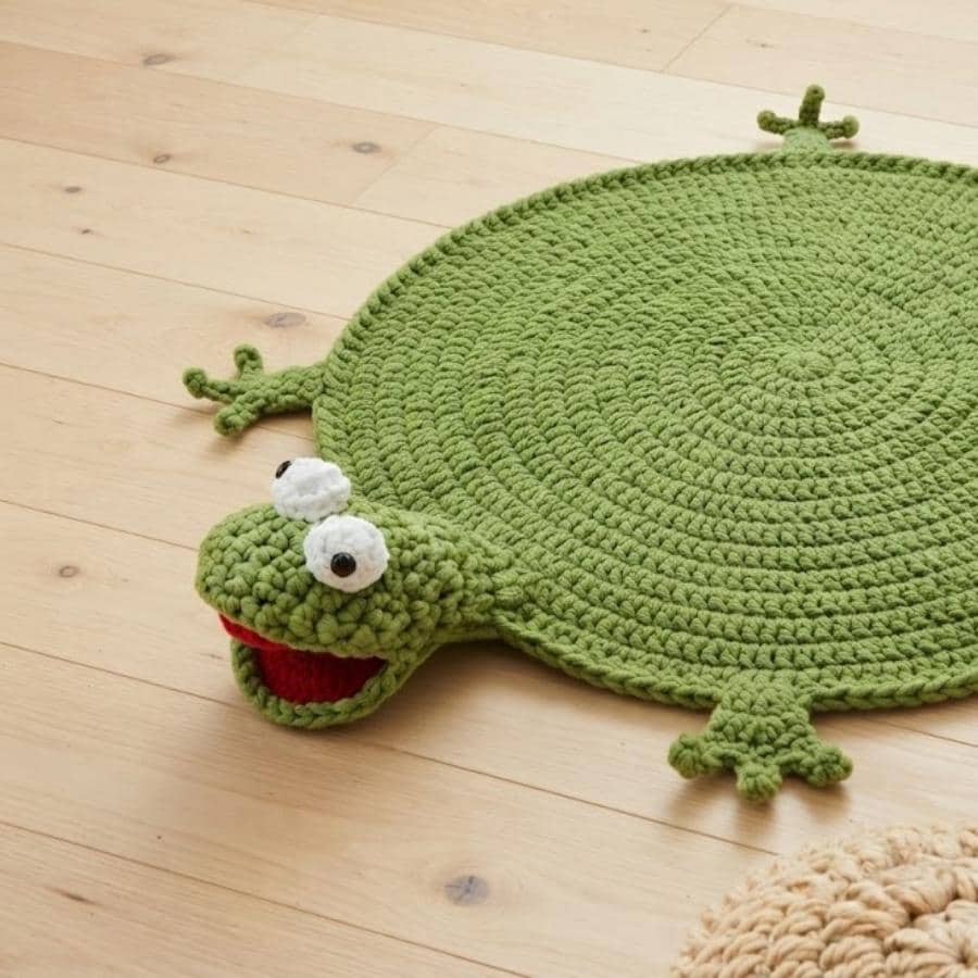 Hooktasyy Floor Tom Lizard Crochet Pattern PDF