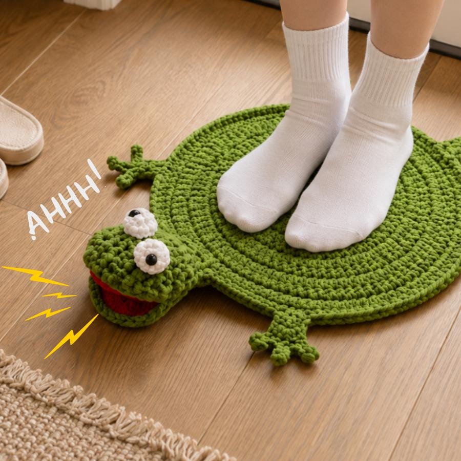 Hooktasyy Floor Tom Lizard Crochet Pattern PDF