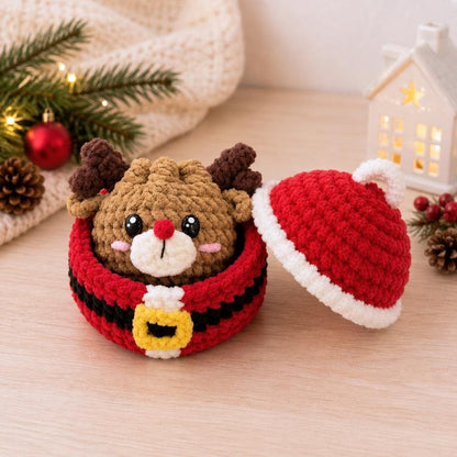Hooktasyy 7in1 Christmas Dumplings and Steamer Crochet Pattern PDF