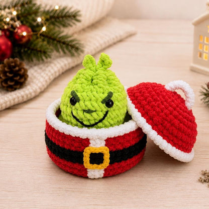 Hooktasyy 7in1 Christmas Dumplings and Steamer Crochet Pattern PDF