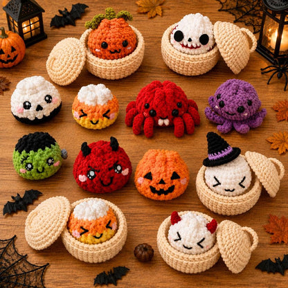 Hooktasyy 65+ Halloween Amigurumi Crochet Pattern Bundle PDF