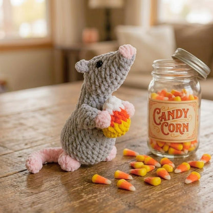 Hooktasyy Mouse Candy Corn Crochet Pattern Amigurumi PDF