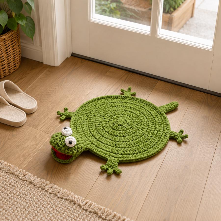 Hooktasyy Floor Tom Lizard Crochet Pattern PDF